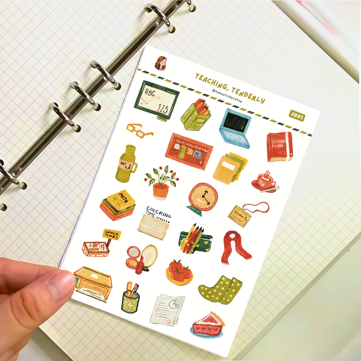 Journal Sticker Sheets (Non-Waterproof)