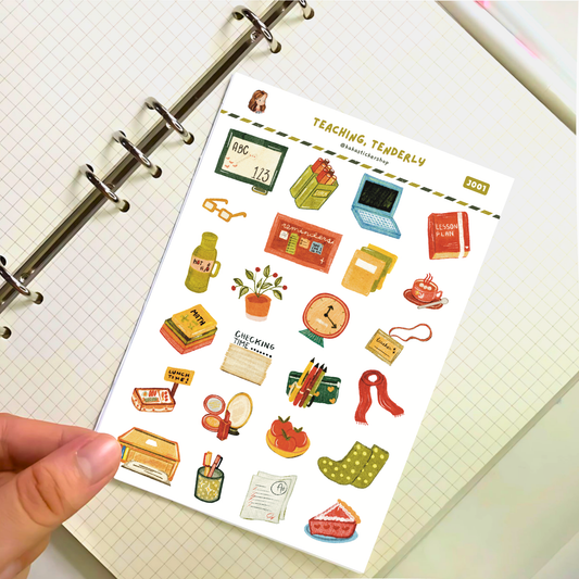 Journal Sticker Sheets (Non-Waterproof)