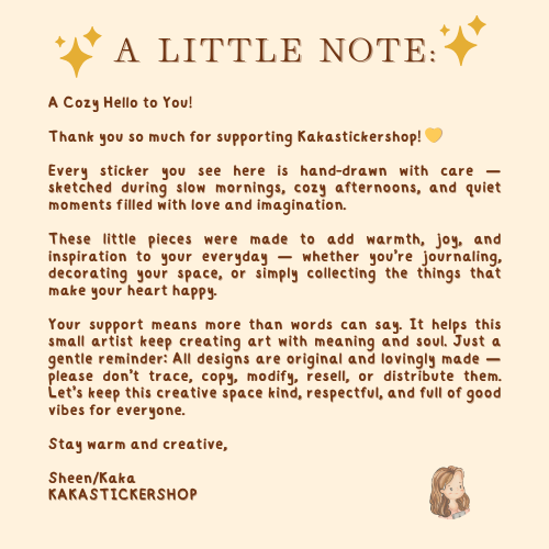 Journal Sticker Sheets (Non-Waterproof)