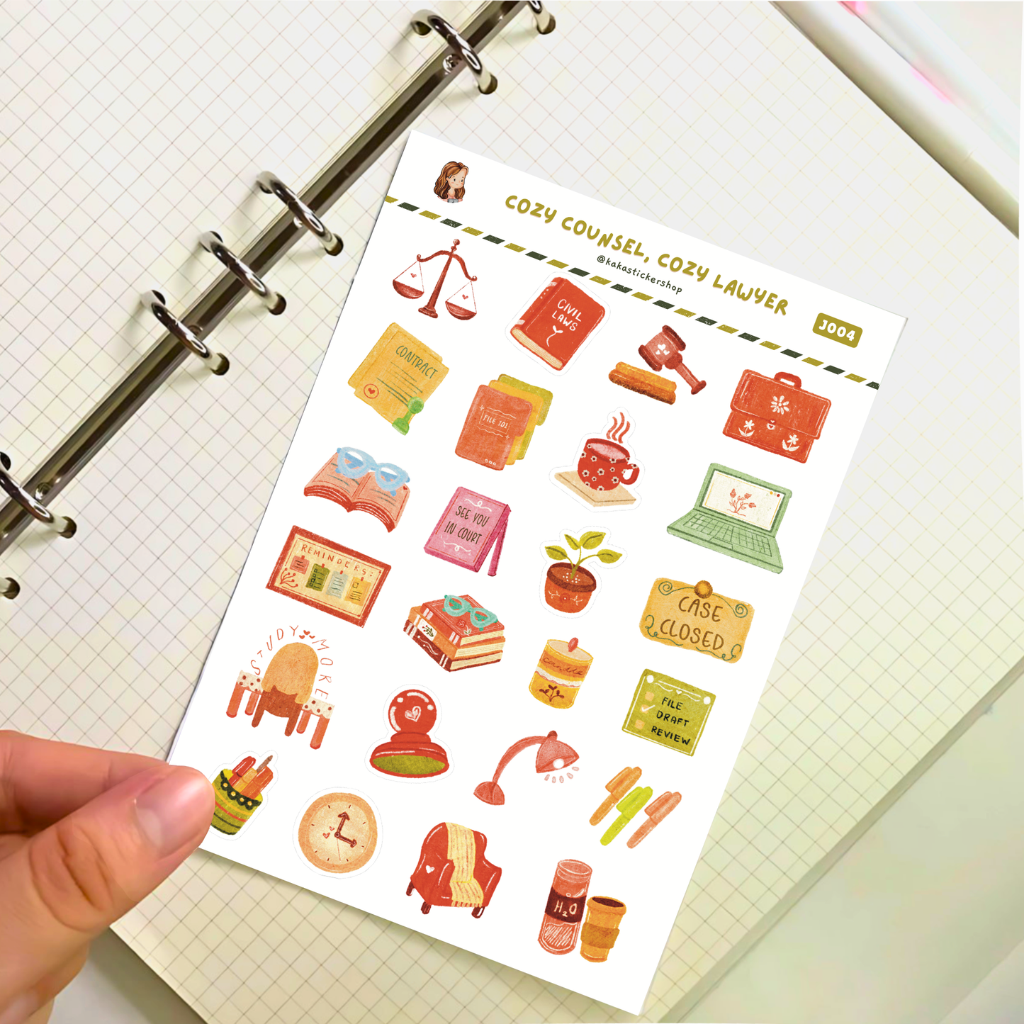 Journal Sticker Sheets (Non-Waterproof)